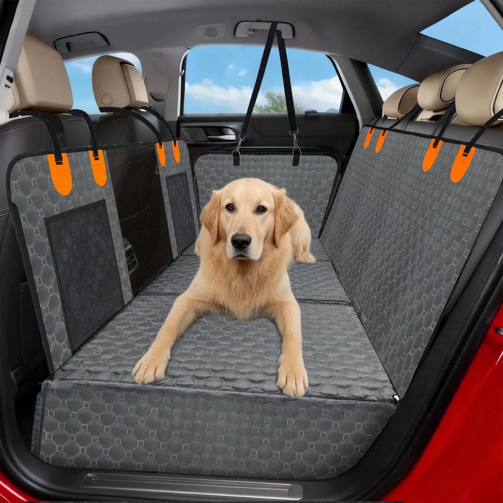 Borwart Protective Hard Bottom Dog Car Seat Hammock Protector