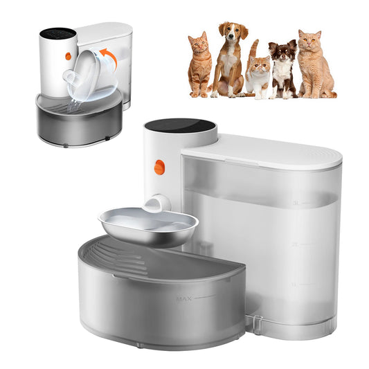 Petgravity Automatic Purifying Stainless Steel Pet Water Dispenser