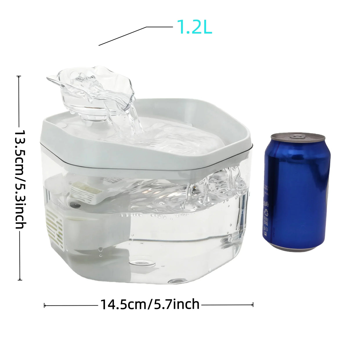 Pet Dance USB Charging Cat Water Dispenser Fountain