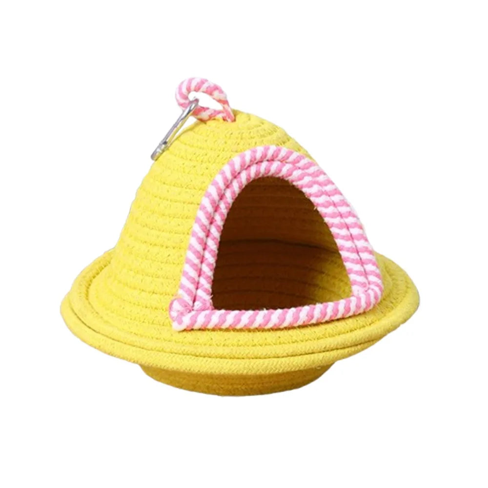 Thickened Handmade Cotton Bird Nest For Parrots Hanging Bed