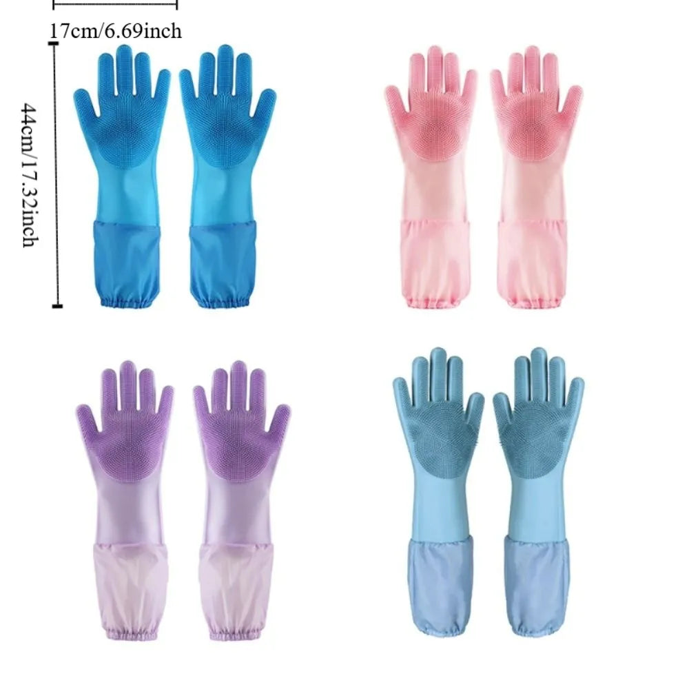 Silicone Pet Bathing Glove For Dog And Cat Grooming