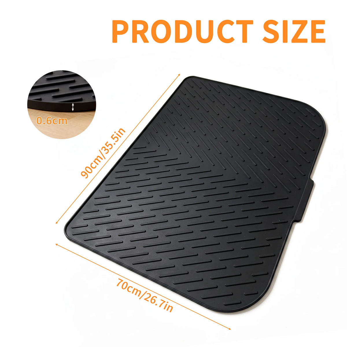 Premium Silicone Cat Litter Mat Waterproof Non Slip Durable