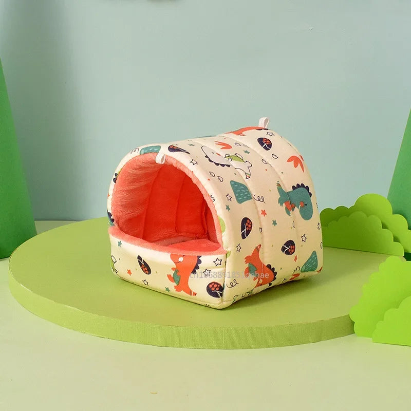 Soft Cotton Pet Sleeping House For Small Animals And Rabbits
