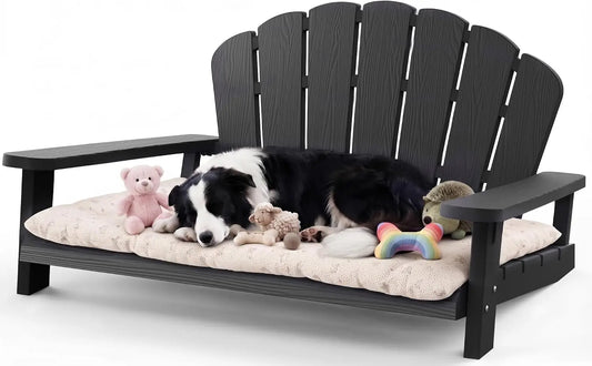 Elevated Outdoor And Indoor Pet Bed With Secure Enclosed Design