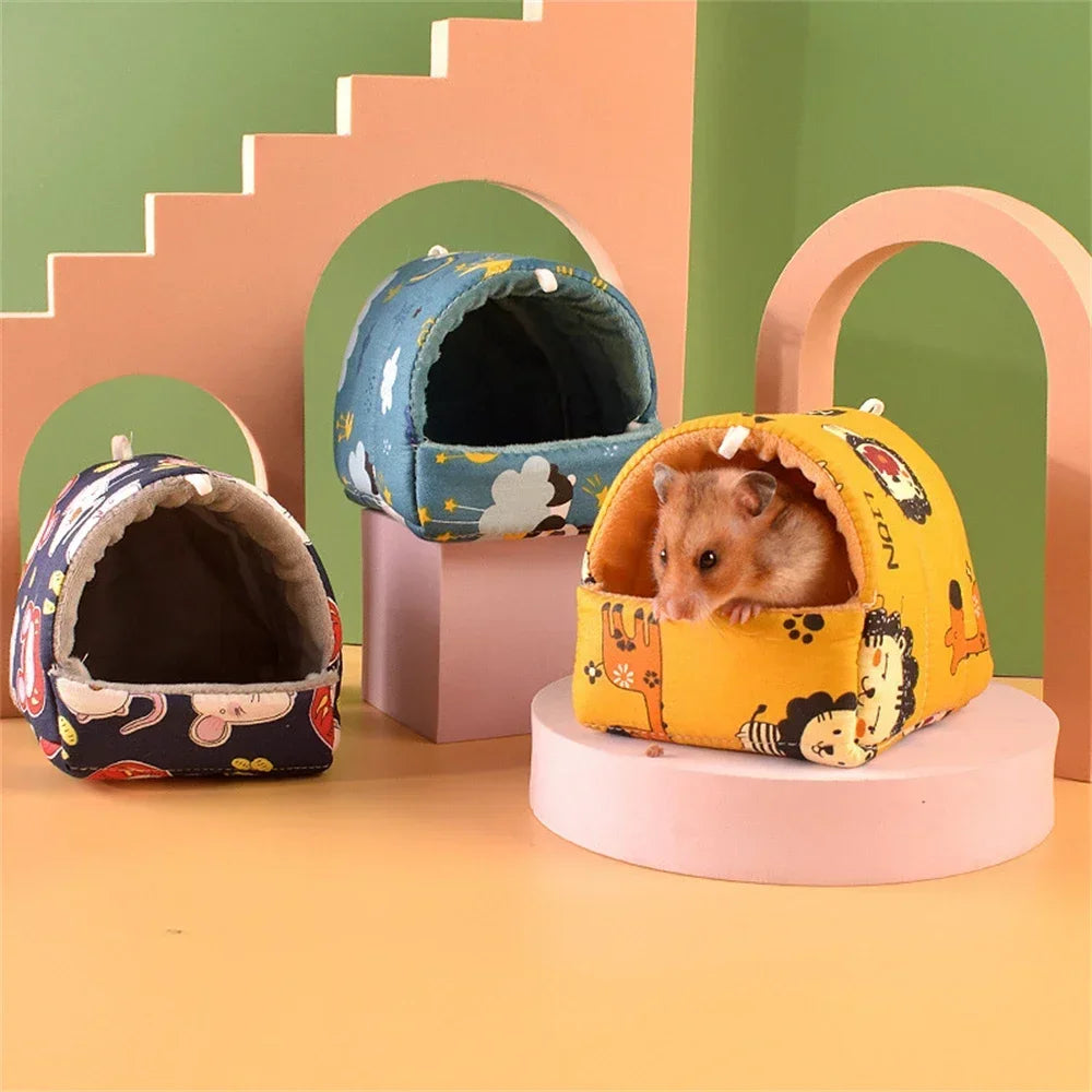 Soft Cotton Pet Sleeping House For Small Animals And Rabbits
