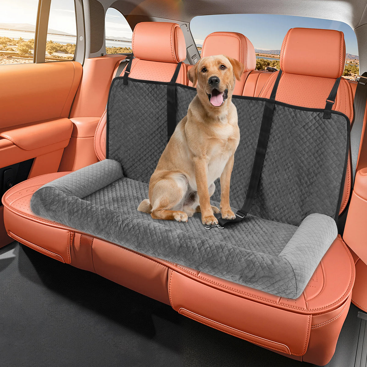 Durable Dog Car Seat With High Resilience Base For Pets