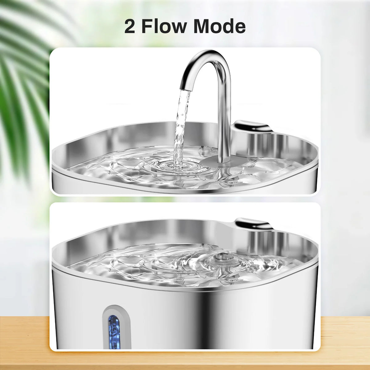 Stainless Steel Cat And Dog Water Fountain With Silent Operation