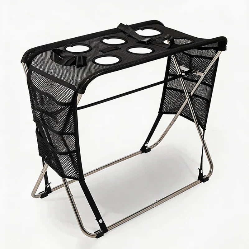 Foldable Pet Grooming Hammock With Scratch Resistant Mesh For Bathing