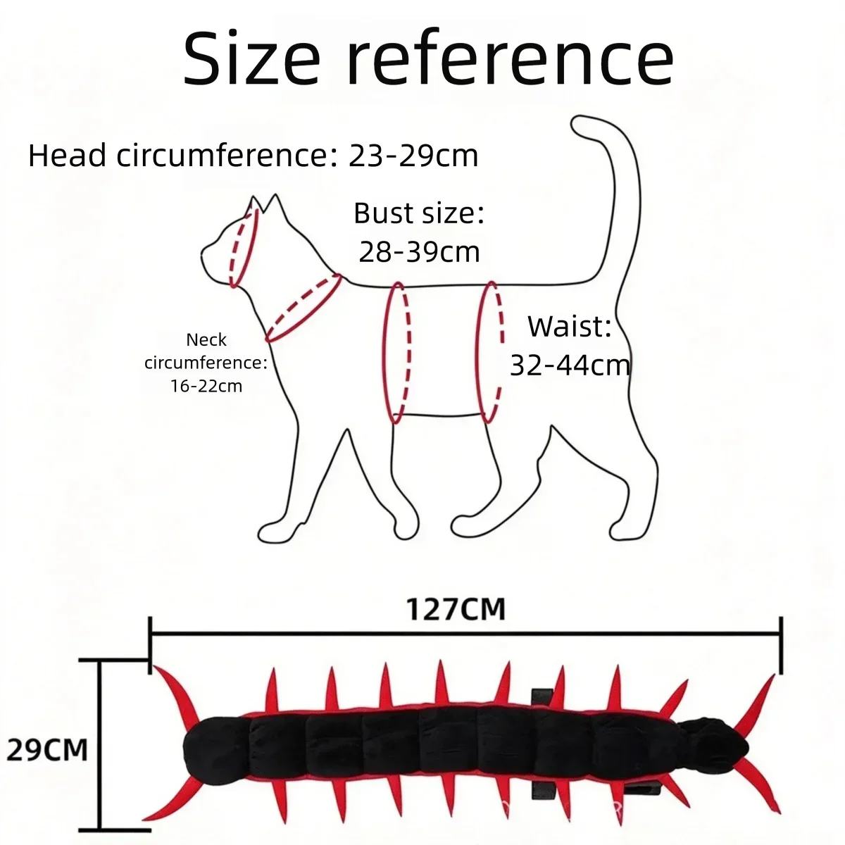 Spooky Centipede Cat Costume For Halloween Pet Outfits