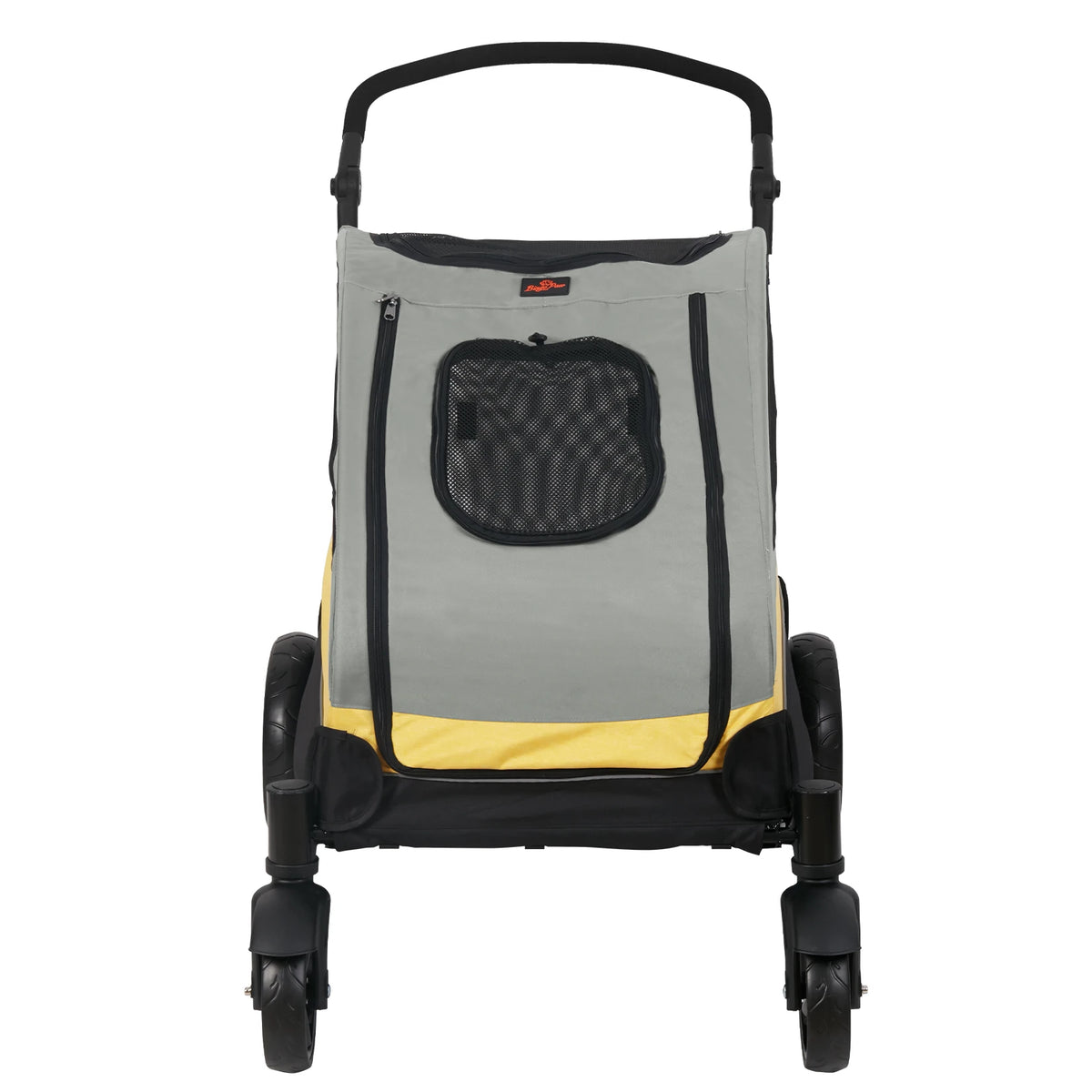 BINGOPAW Foldable 4 Wheel Double Dog Stroller Pet Carrier