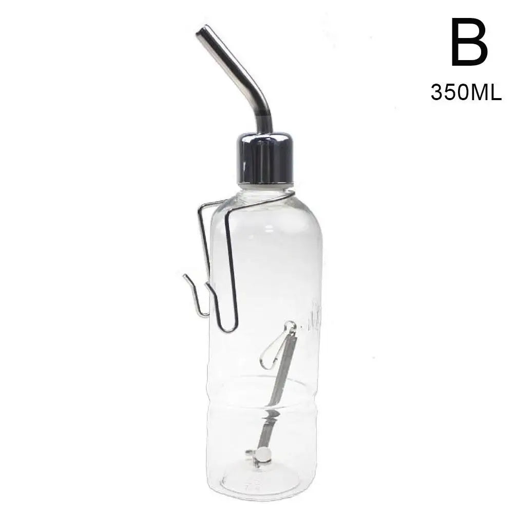 Stainless Steel No Drip Hanging Water Bottle For Small Pets
