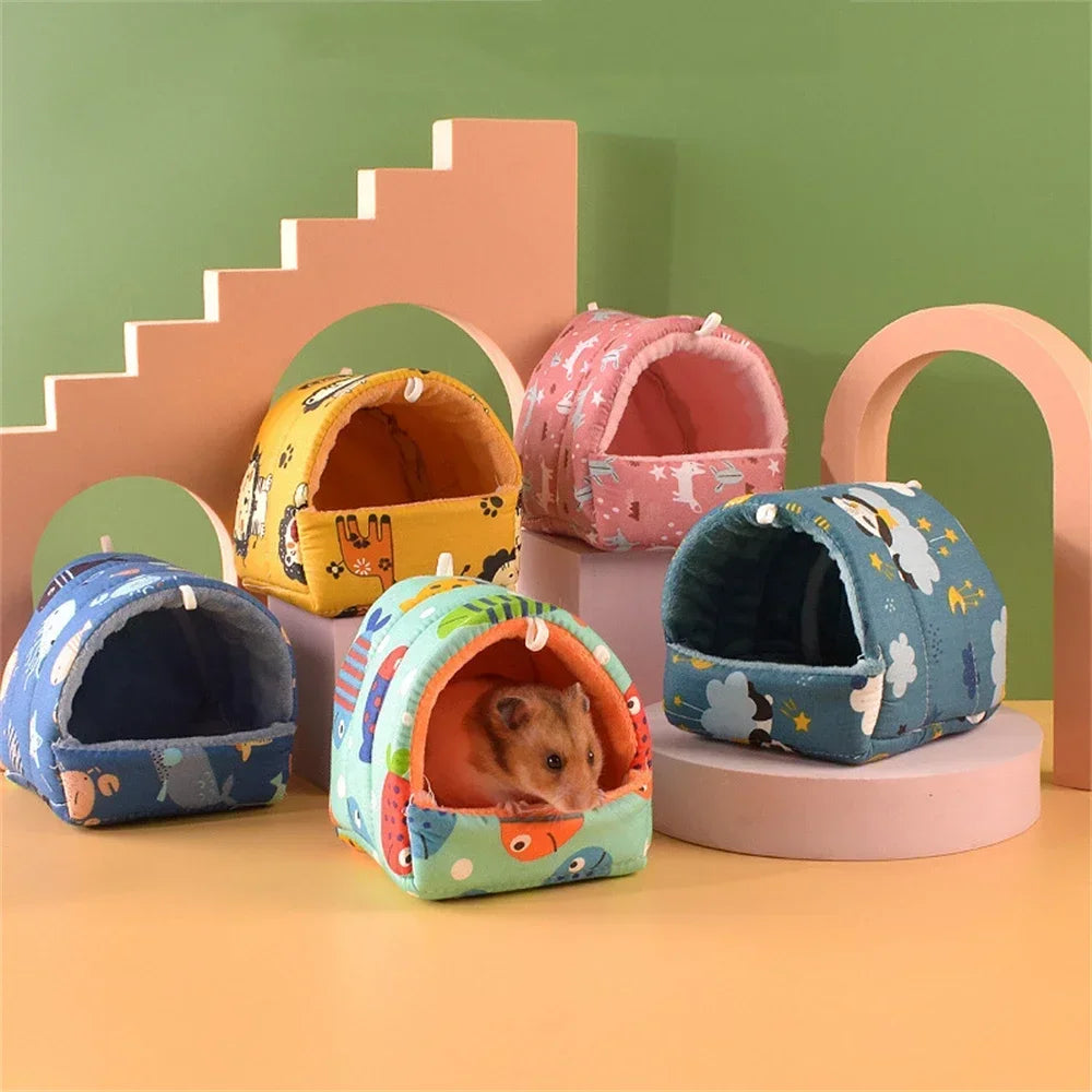Soft Cotton Pet Sleeping House For Small Animals And Rabbits