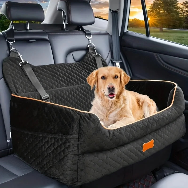 Memory Foam Dog Car Seat Booster Cushion With Thick Padding