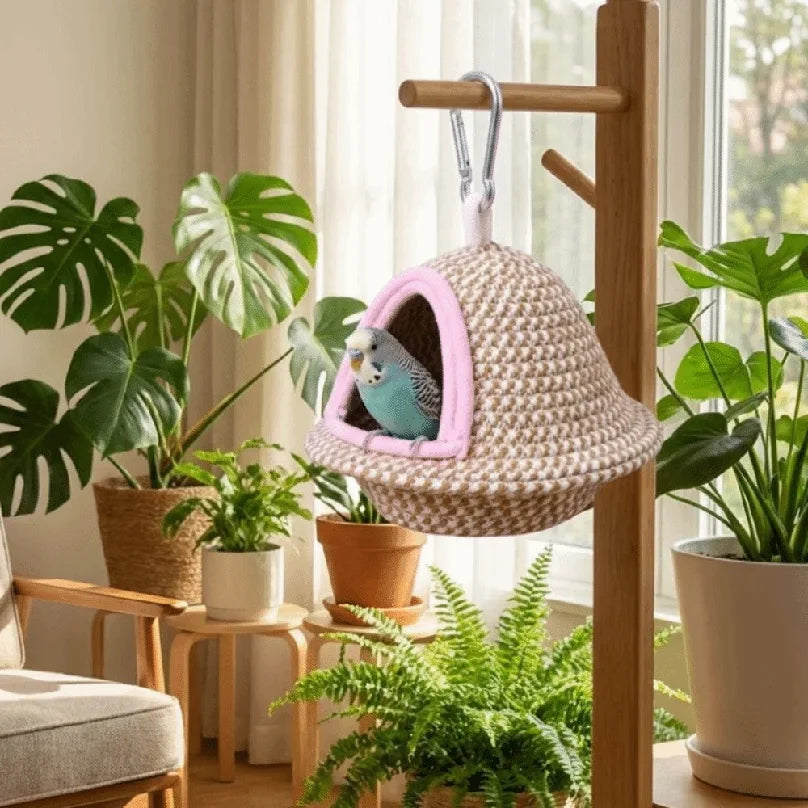 Thickened Handmade Cotton Bird Nest For Parrots Hanging Bed