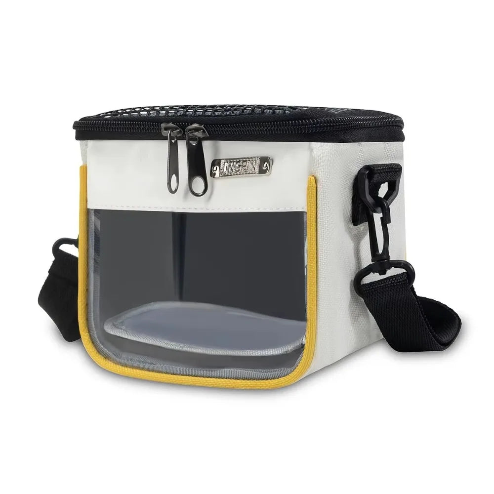 Ventilated Mesh Pet Carrier Bag For Small Pets And Hamsters