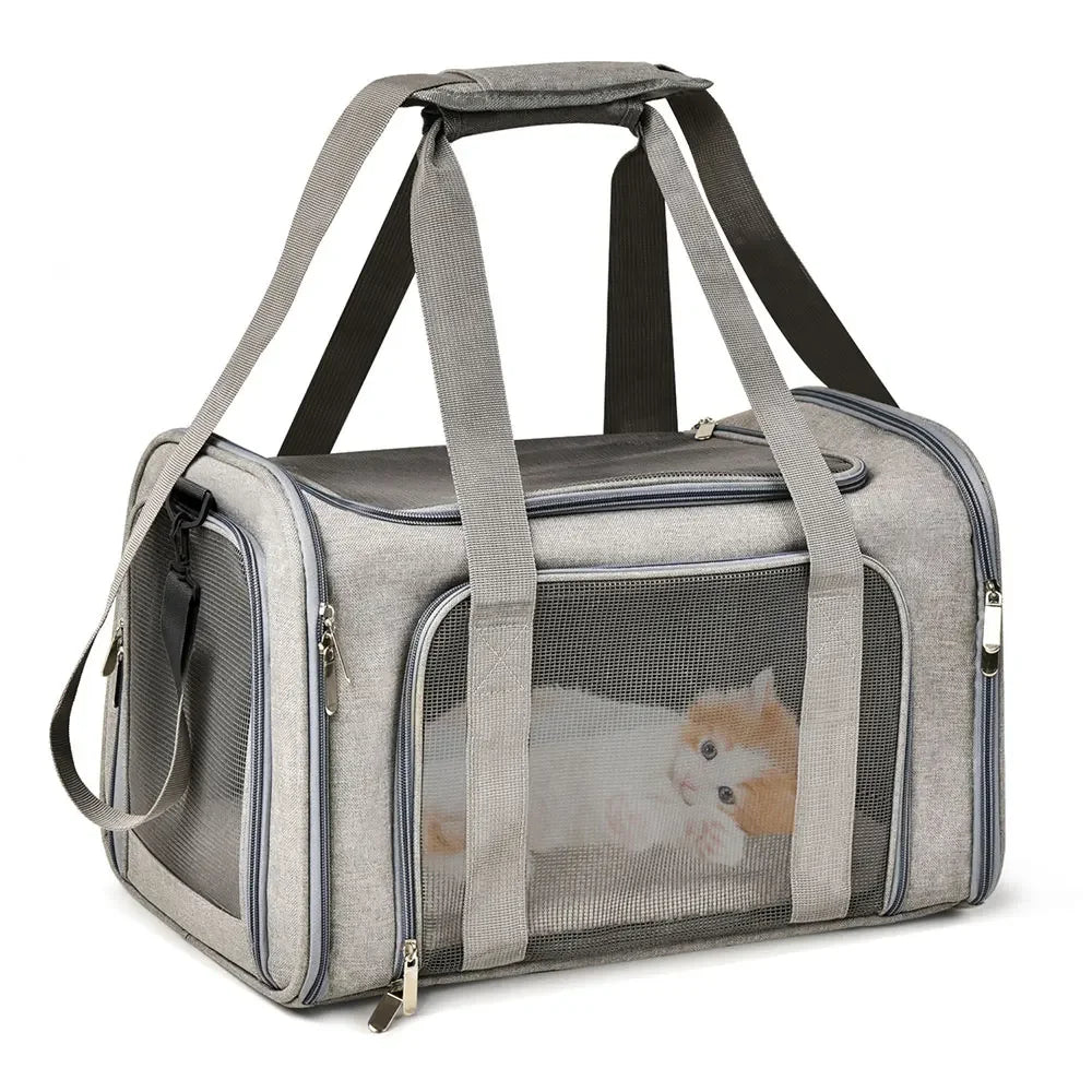 Breathable Foldable Pet Carrier Bag For Small Cats And Dogs