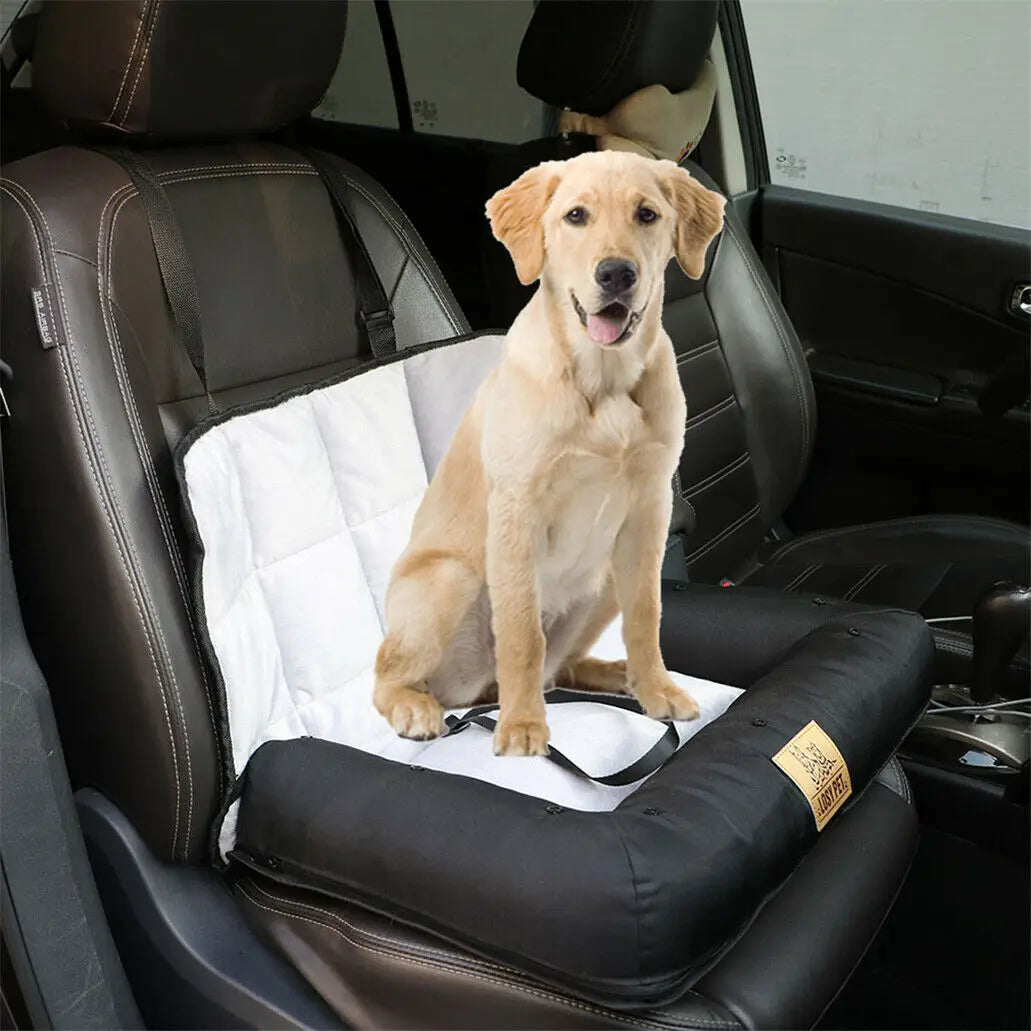 Bingopaw Car Seat Bed Waterproof Dog Cushion With Safety Belt