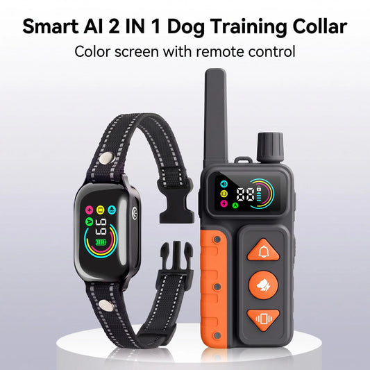 PaiPaitek AI Dog Training Collar With Long Range Waterproof