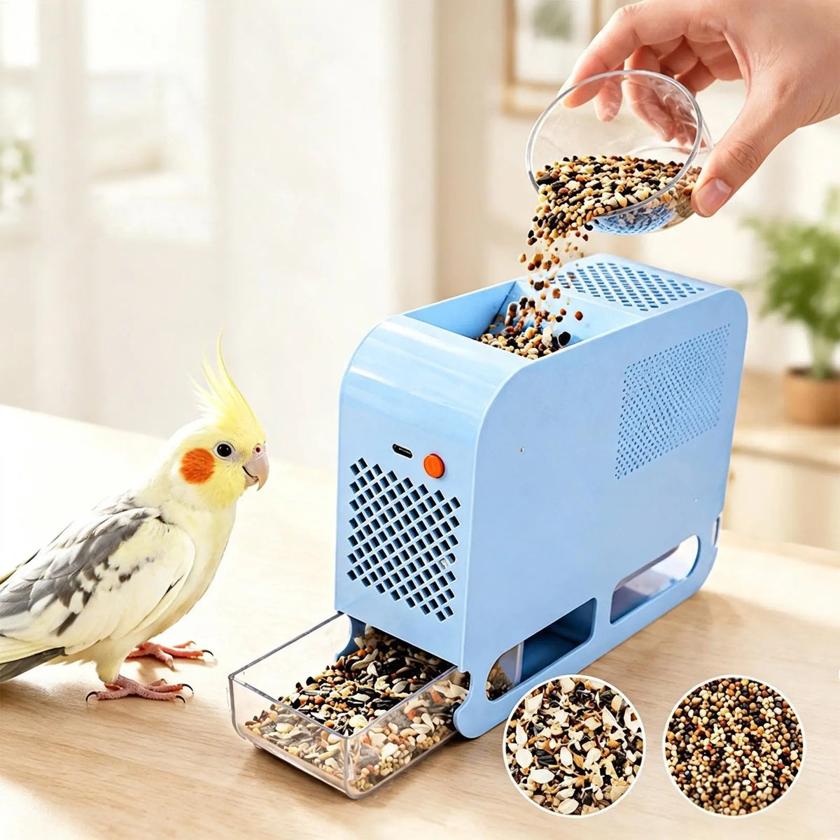 Efficient Electric Bird Feed Shell Separator Machine