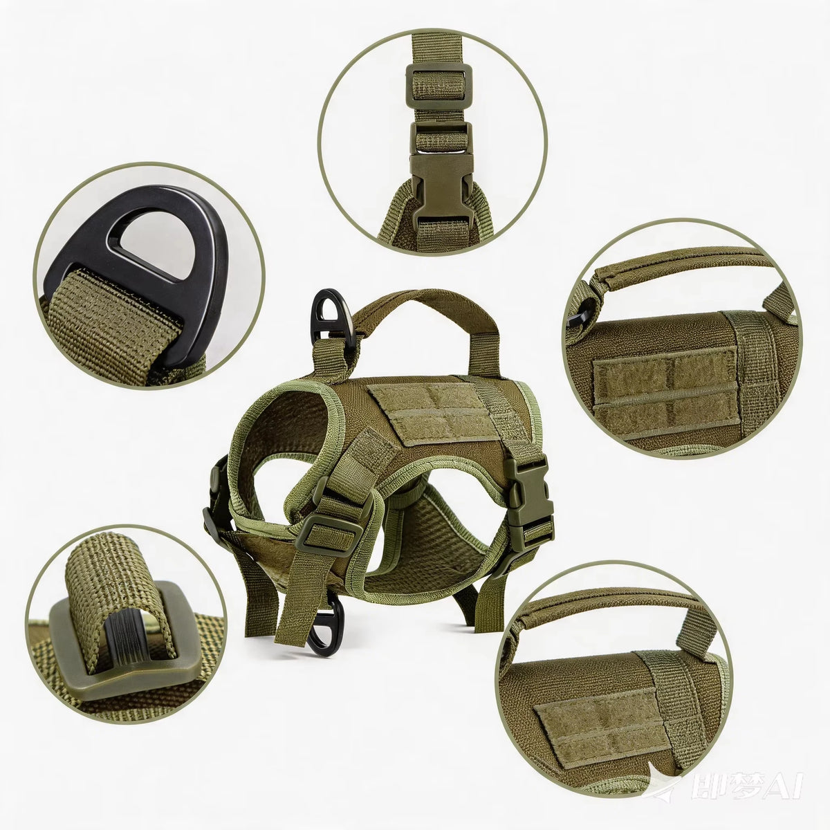 PetraVel Adjustable Escape Proof Cat Harness With Leash Set