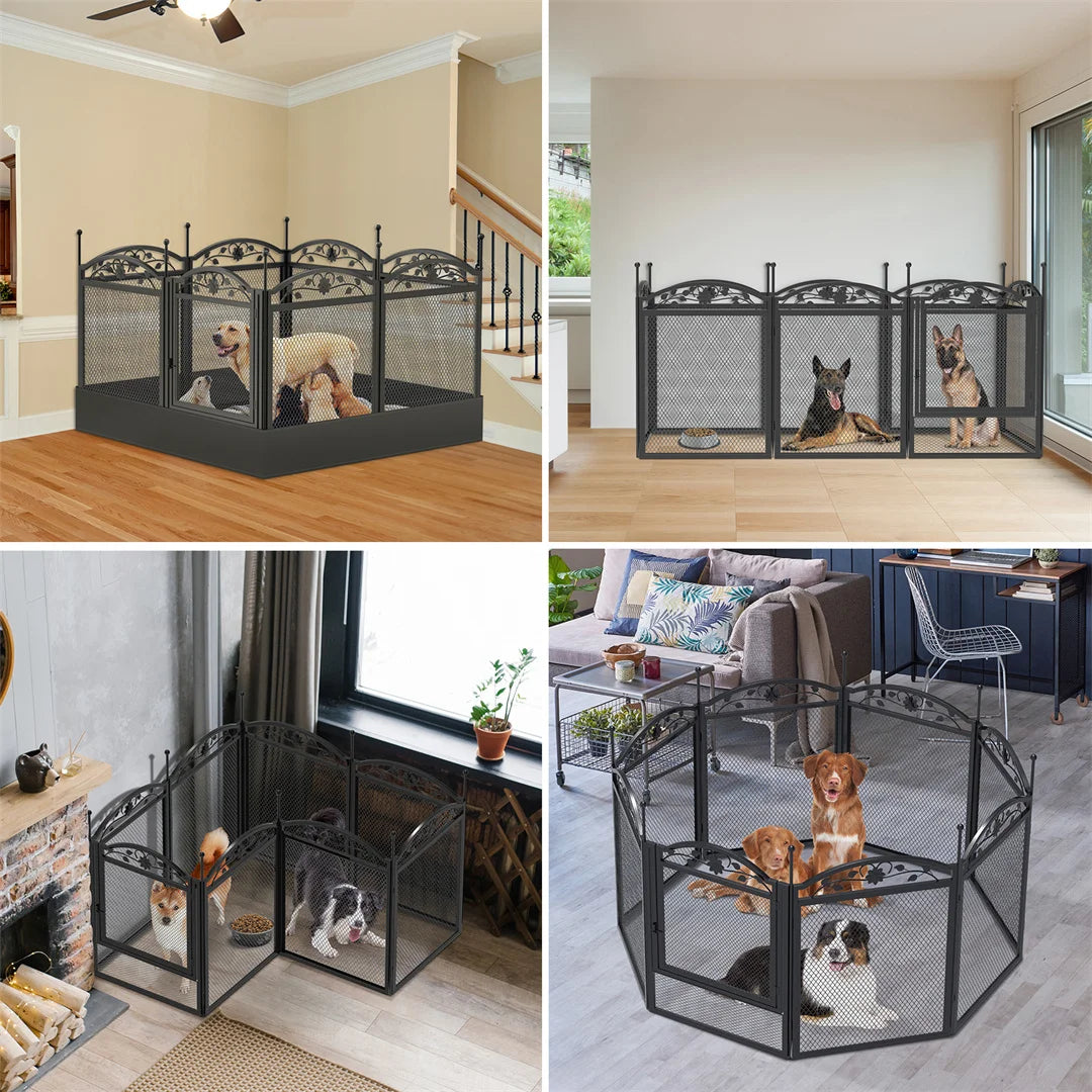 Bingopaw Heavy Duty Metal Indoor Outdoor Dog Playpen
