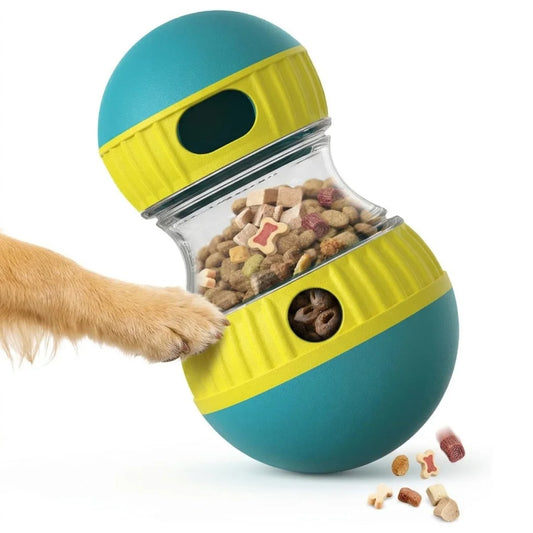 Interactive Dog Slow Feeder Puzzle Treat Dispensing Ball