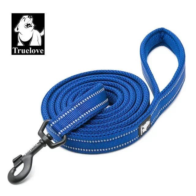 Truelove Reflective Padded Nylon Pet Dog Leash With Quick Release