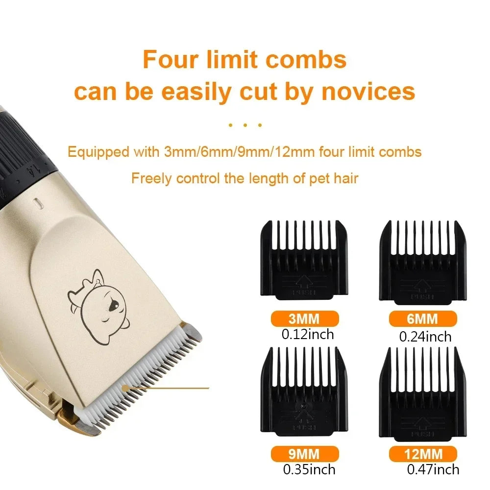 Professional Electric Pet Hair Clipper And Grooming Trimmer