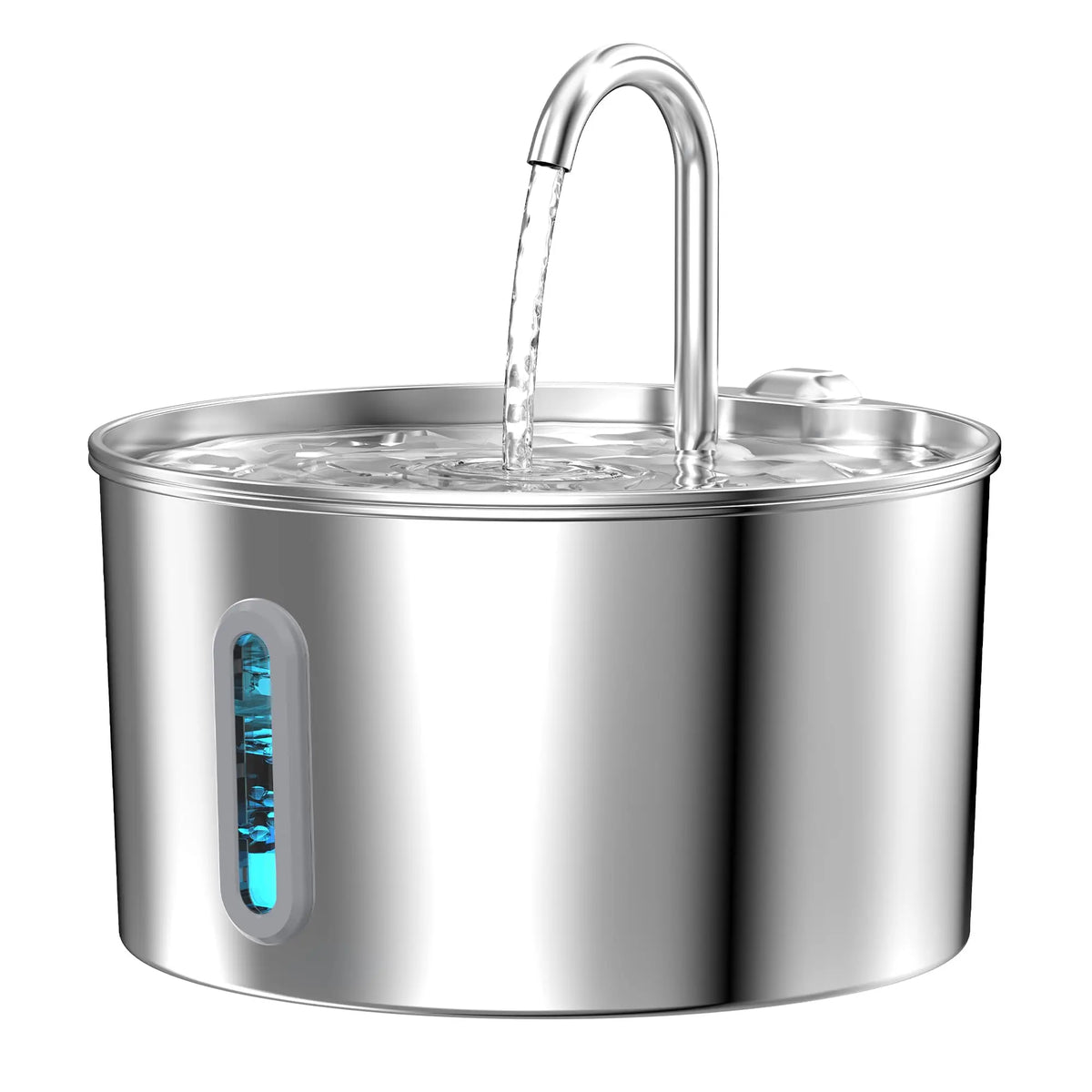Stainless Steel Cat And Dog Water Fountain With Silent Operation