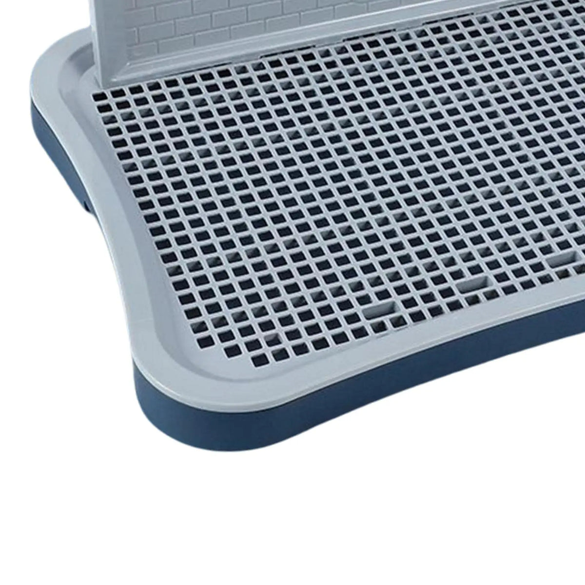 Adjustable Plastic Indoor Dog Potty Tray With Removable Mesh Pad