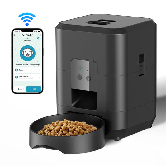 ZYfeeder Automatic Timed Pet Feeder With LCD Display For Cats