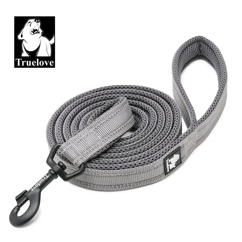Truelove Reflective Padded Nylon Pet Dog Leash With Quick Release