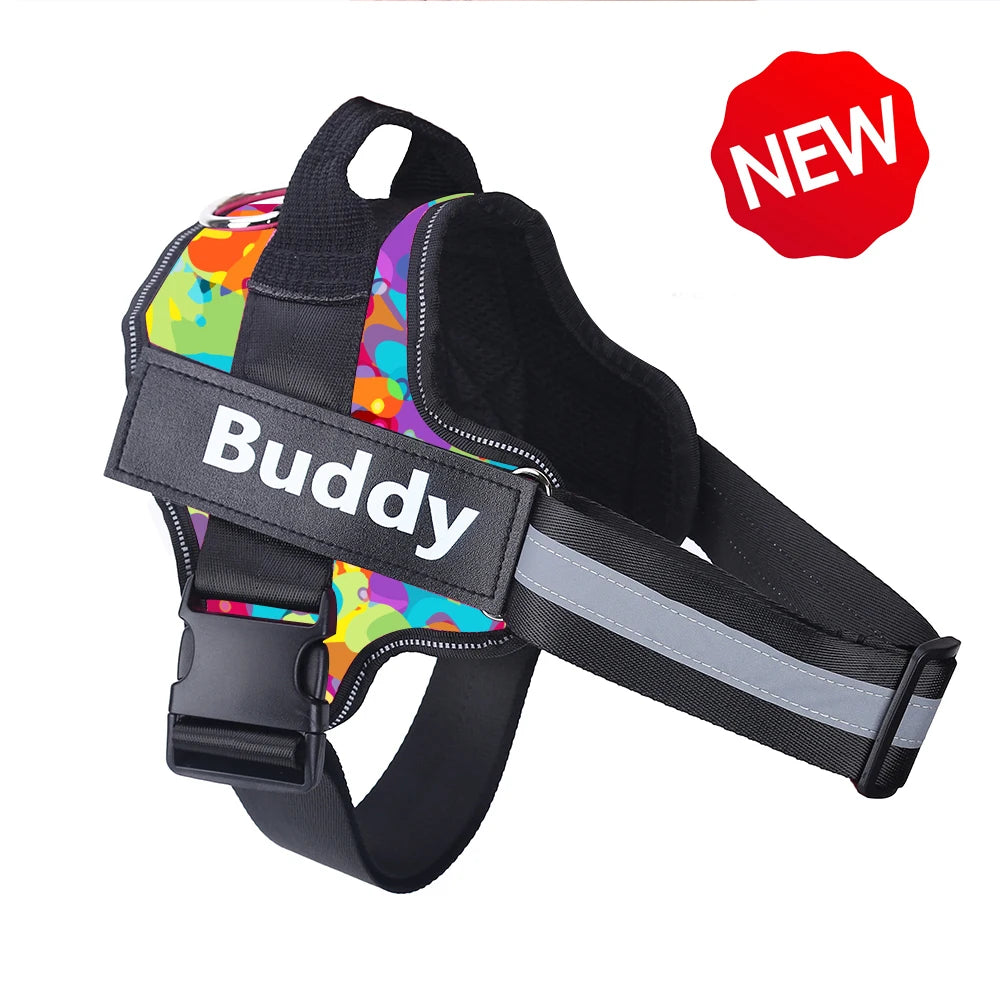 Bolux Adjustable Reflective No Pull Pet Dog Harness Vest