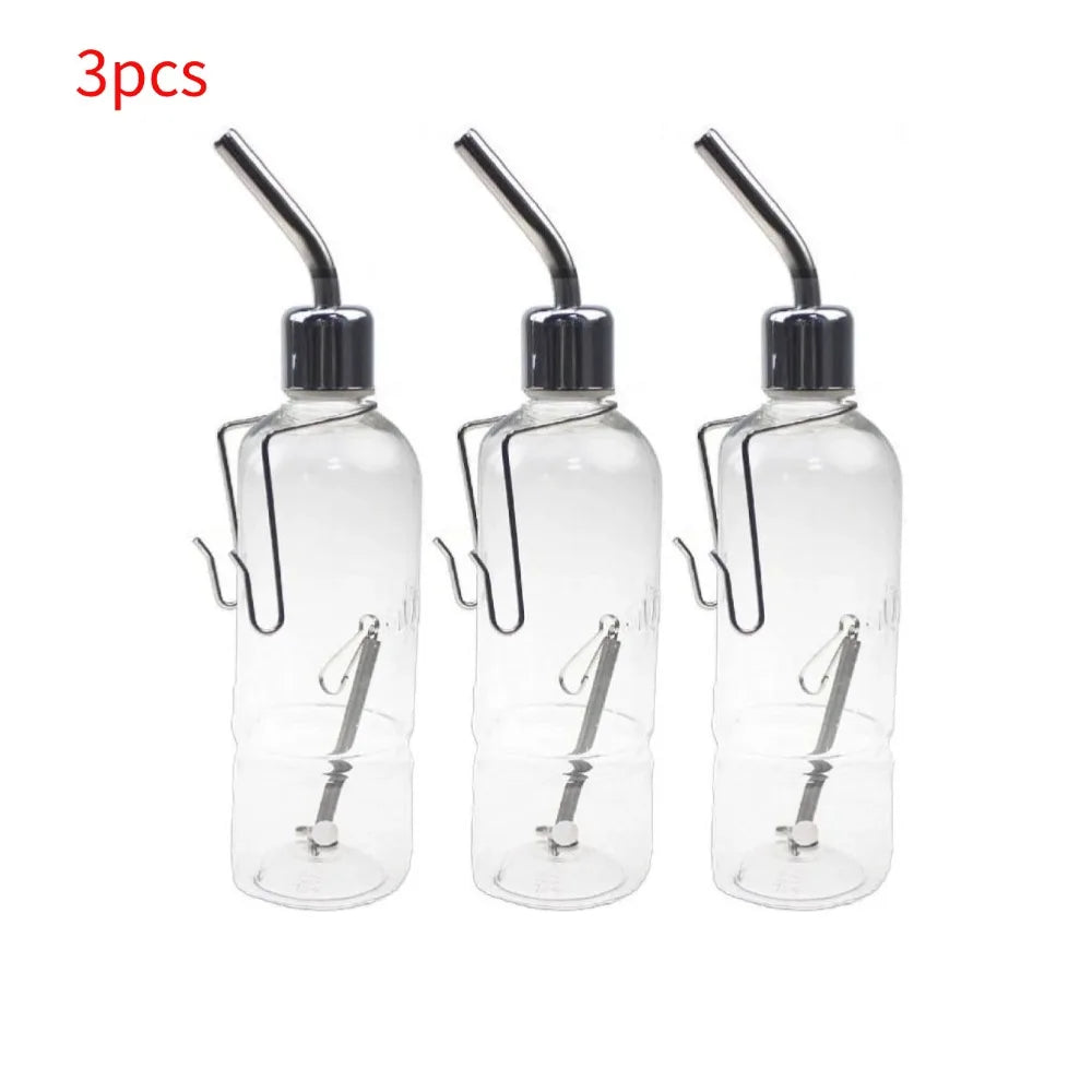Stainless Steel No Drip Small Pet Water Bottle Dispenser
